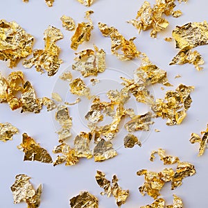 Scrapes of gold