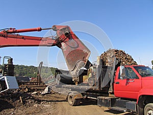 Scrapyard scene photo