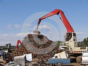 Scrapyard scenery photo