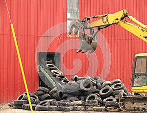 Scrapyard scenery photo