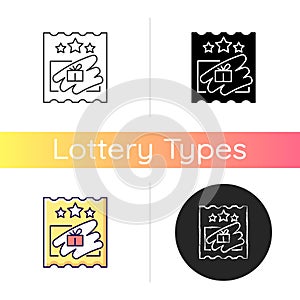Scratch cards icon