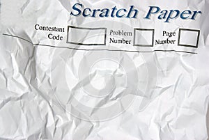 Scratch paper