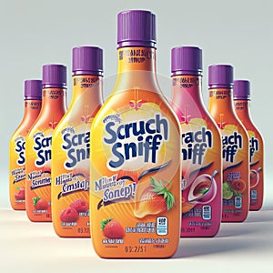 Scratch and Sniff Syrups Syrups with hidden scents that can b