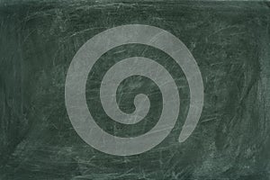 Scratched greenboard copy space.