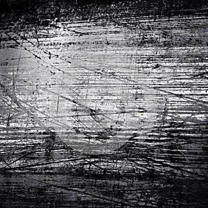 Scratched metal background