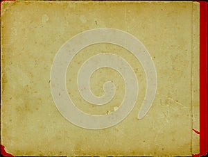 Scratched old book cover