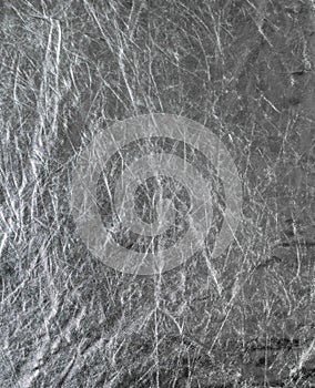 scratched silver surface texture