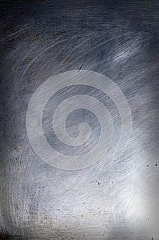 Scratched steel photo