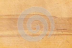 Scratched Wooden Cutting Board Background