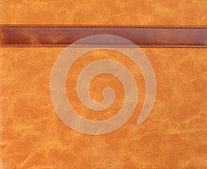 Scratched worn leather texture with seam