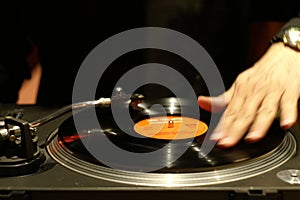 Scratching the record photo