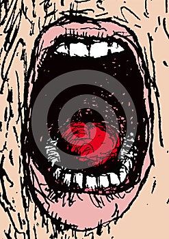 Scream (vector)