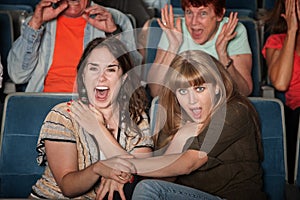 Screaming Friends in Theater