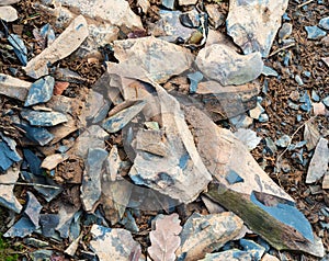 Scree on philosophers trail at the Kahlen