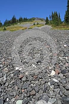 Scree Slope on Ring Mountain photo