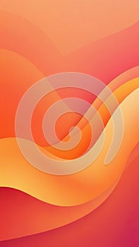 Screen background from Layered shapes and orange