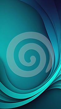 Screen background from Sigmoid shapes and teal