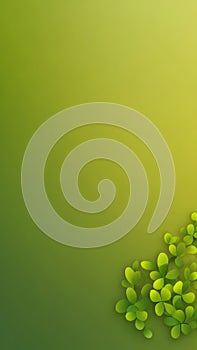 Screen background from Trefoil shapes and olive photo