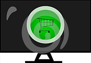 Screen with buy button