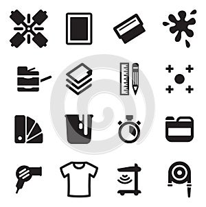 Screen Printing Icons