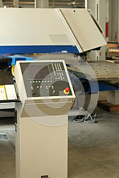 Screen of punching machine