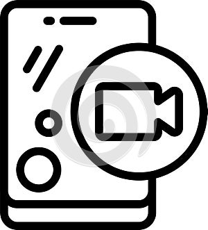 Screen Recoder Vector Icon