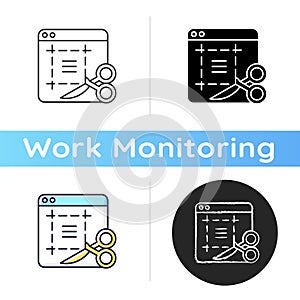 Screen sampling icon