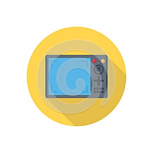 Screen vector flat colour icon