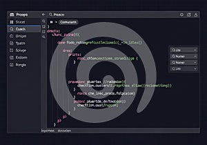 A screenshot of an AI-generated code