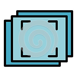 Screenshot icon vector flat