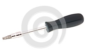 Screw-driver with replaceable tip