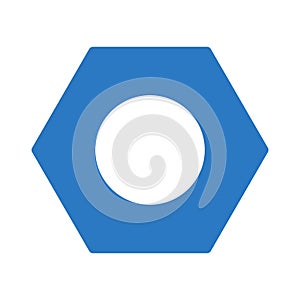 Screw glyph colour vector  icon