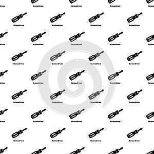 Screwdrive pattern vector seamless