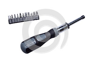 Screwdriver with attachments