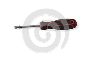 Screwdriver bit holder isolated on white background