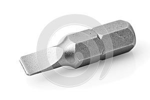 Screwdriver Bit Isolated On White