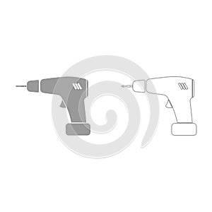 Screwdriver drill icon.