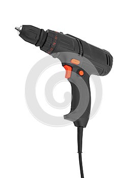 Screwdriver or drill isolated