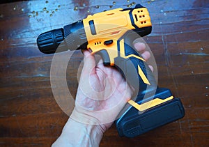 The screwdriver and drill works