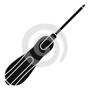 Screwdriver icon, simple style