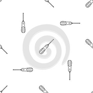 Screwdriver pattern seamless vector