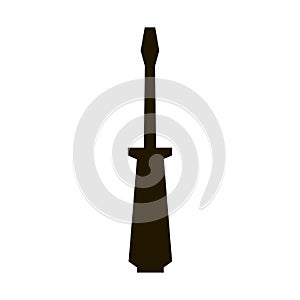 Screwdriver vector icon isolated on white background
