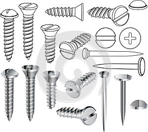 Screws and nails photo