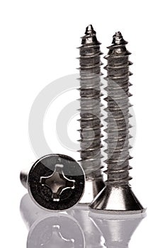 Screws with Philips heads photo