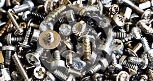 Screws Texture Wallpaper