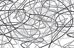 Scribble black and white Background photo