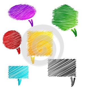 Scribble Chat bubbles