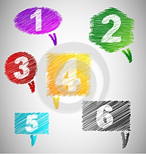 Scribble Chat bubbles