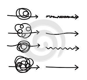 Scribble Hard Solution Arrows