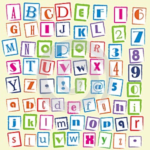 Scribble letters